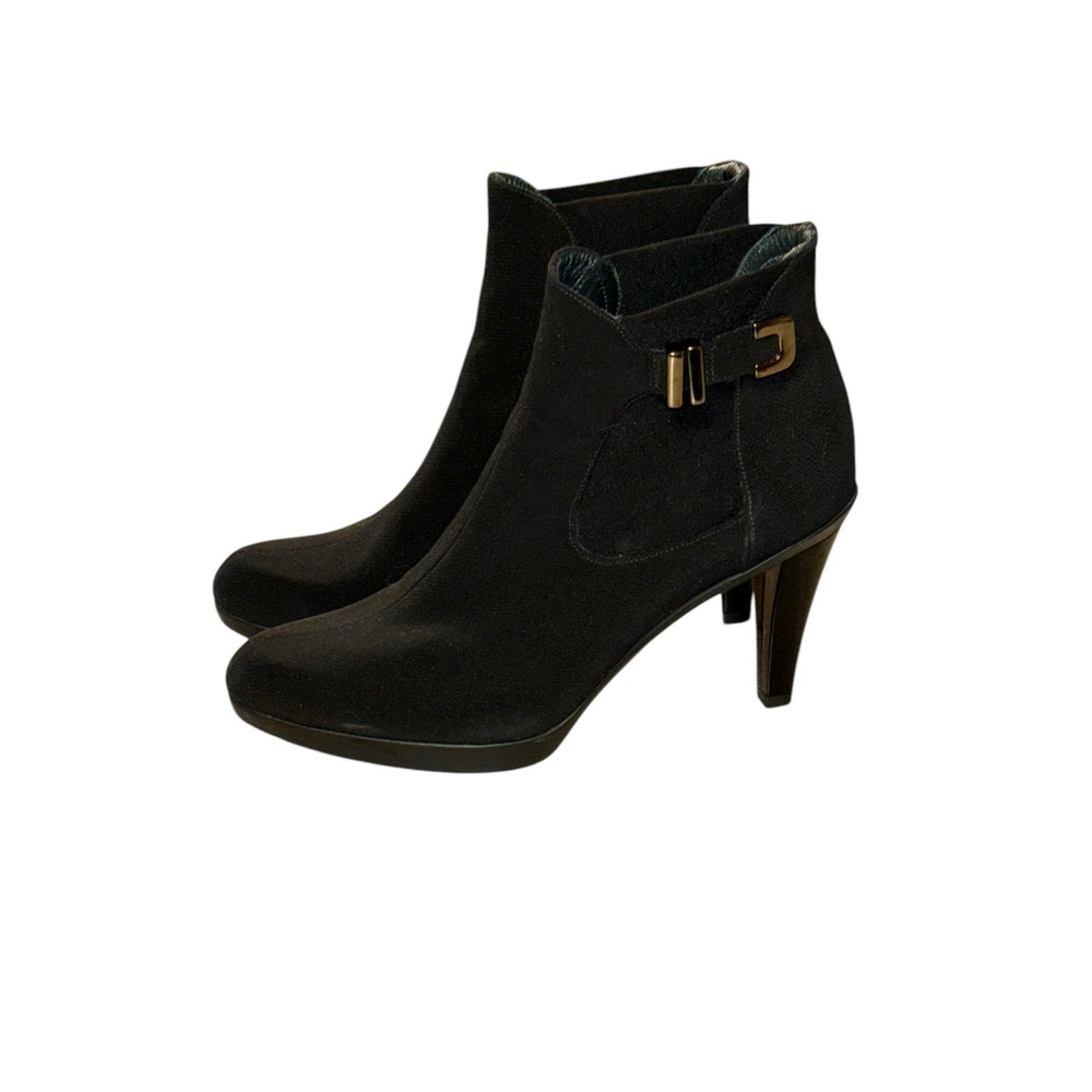 Stuart Weitzman Gore Tex Boots Bootie Ankle Black Size‎ Zip Womens 39 US 8.5 EUC